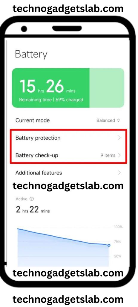 Battery Health Check setting