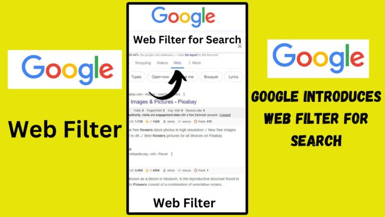 Read more about the article Google Introduces Web Filter for Search