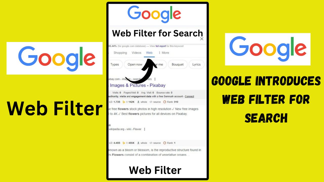 Google Web Filter for Search