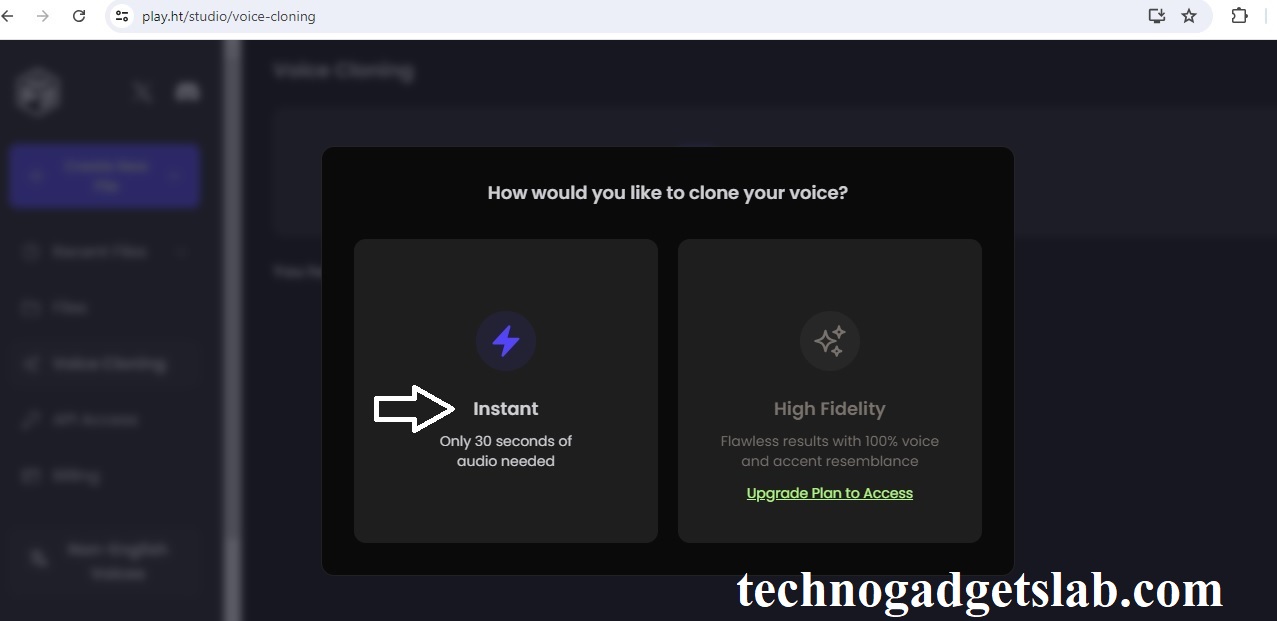 Clone Your Voice for Free