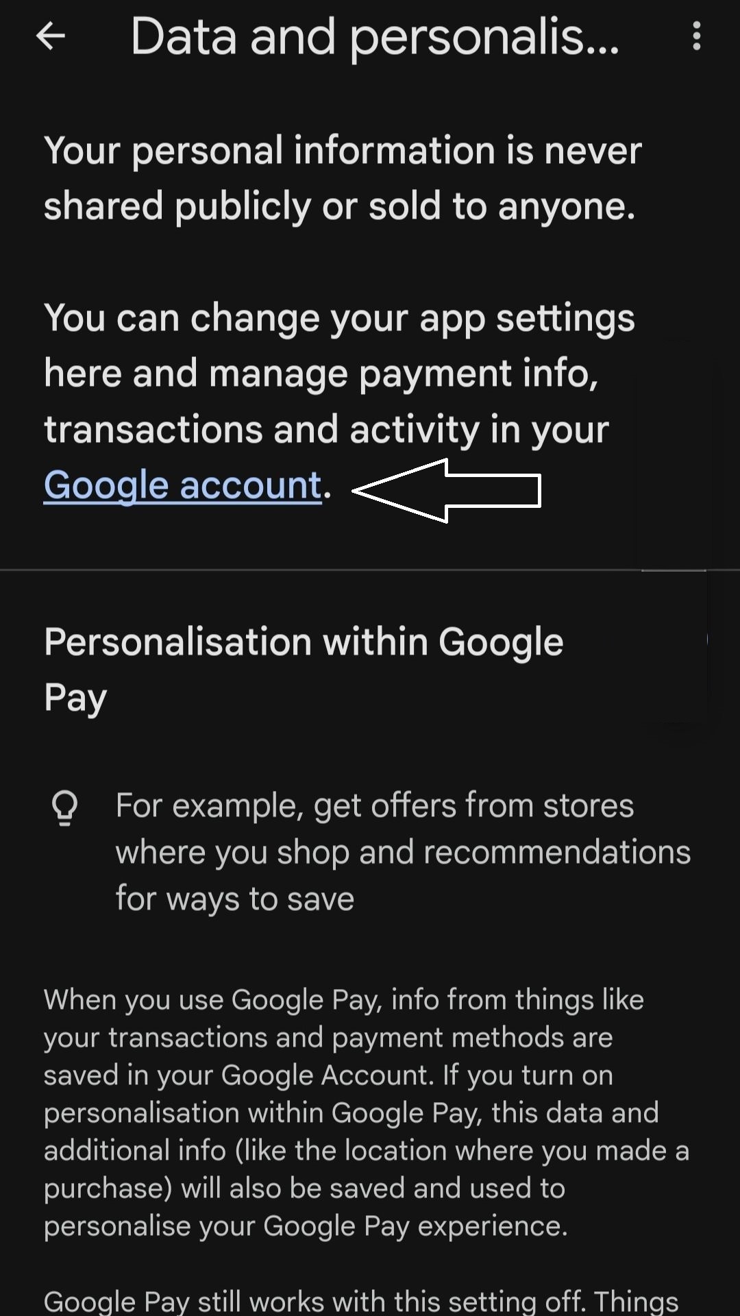 How to Delete Google Pay Transaction History 6