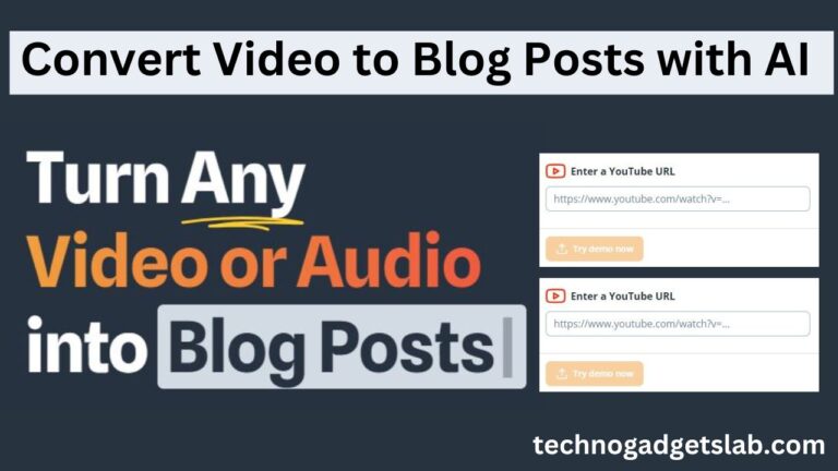 Read more about the article Convert Video to Blog Posts with AI in 2024