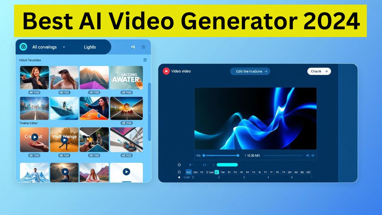 Best ai video generator 2024 with Review