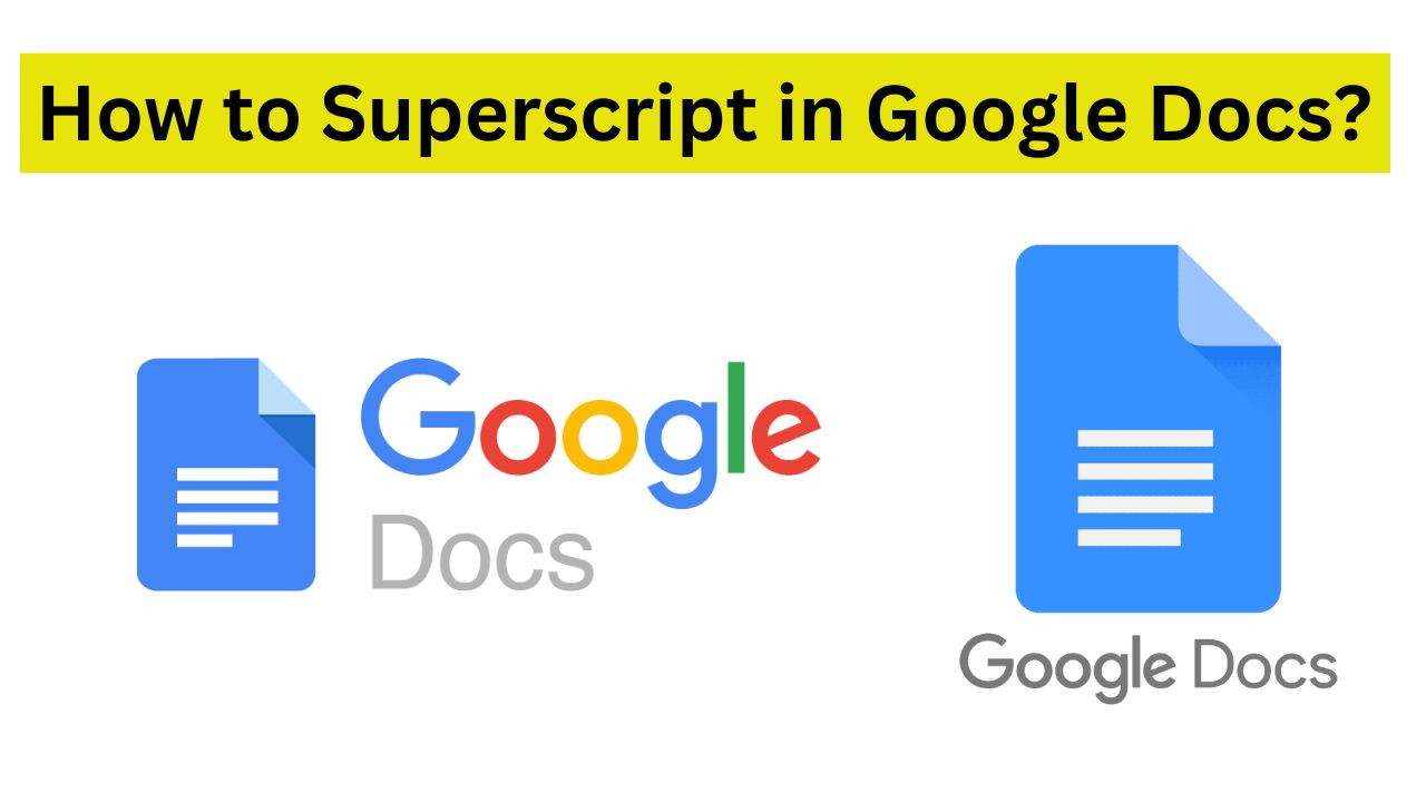 How to Superscript in Google Docs