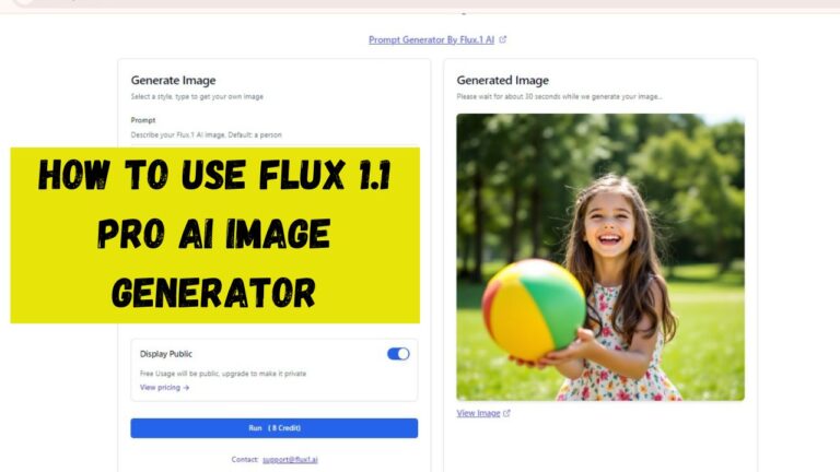 Read more about the article How to Use Flux 1.1 Pro AI Image Generator