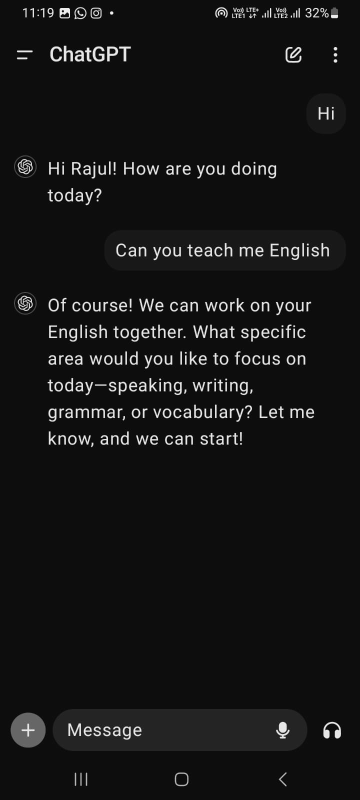 How to use ChatGPT to learn English 1