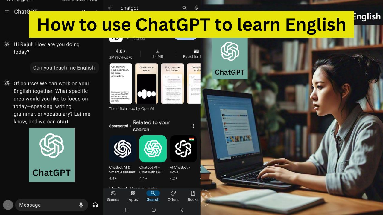 How to use ChatGPT to learn English