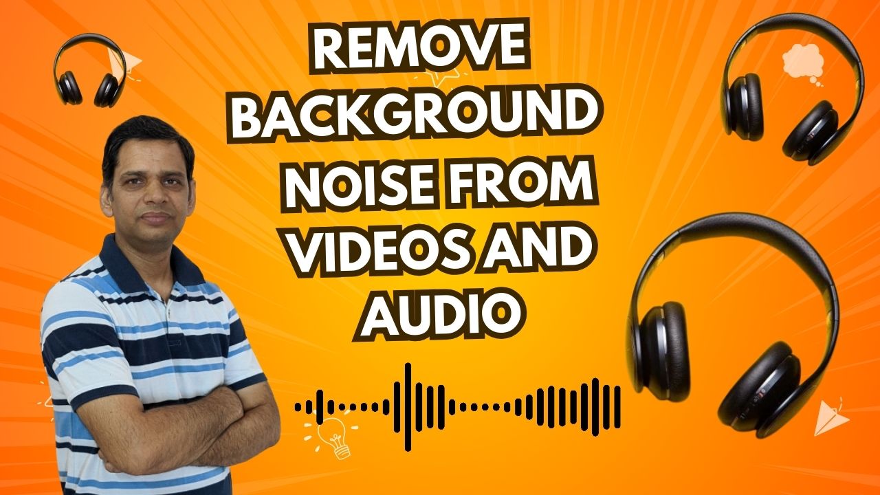 Remove background noise from videos and audio