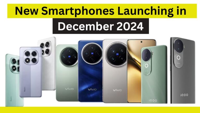 Read more about the article New Smartphones Launching in December 2024: iQOO 13, Redmi Note 14, and More