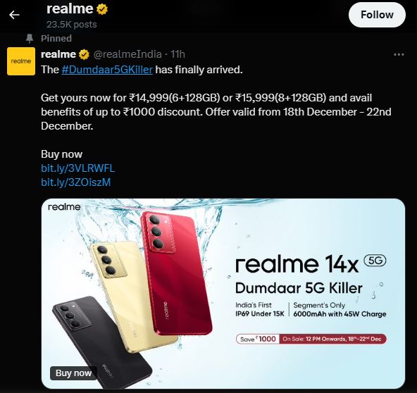 Realme x image